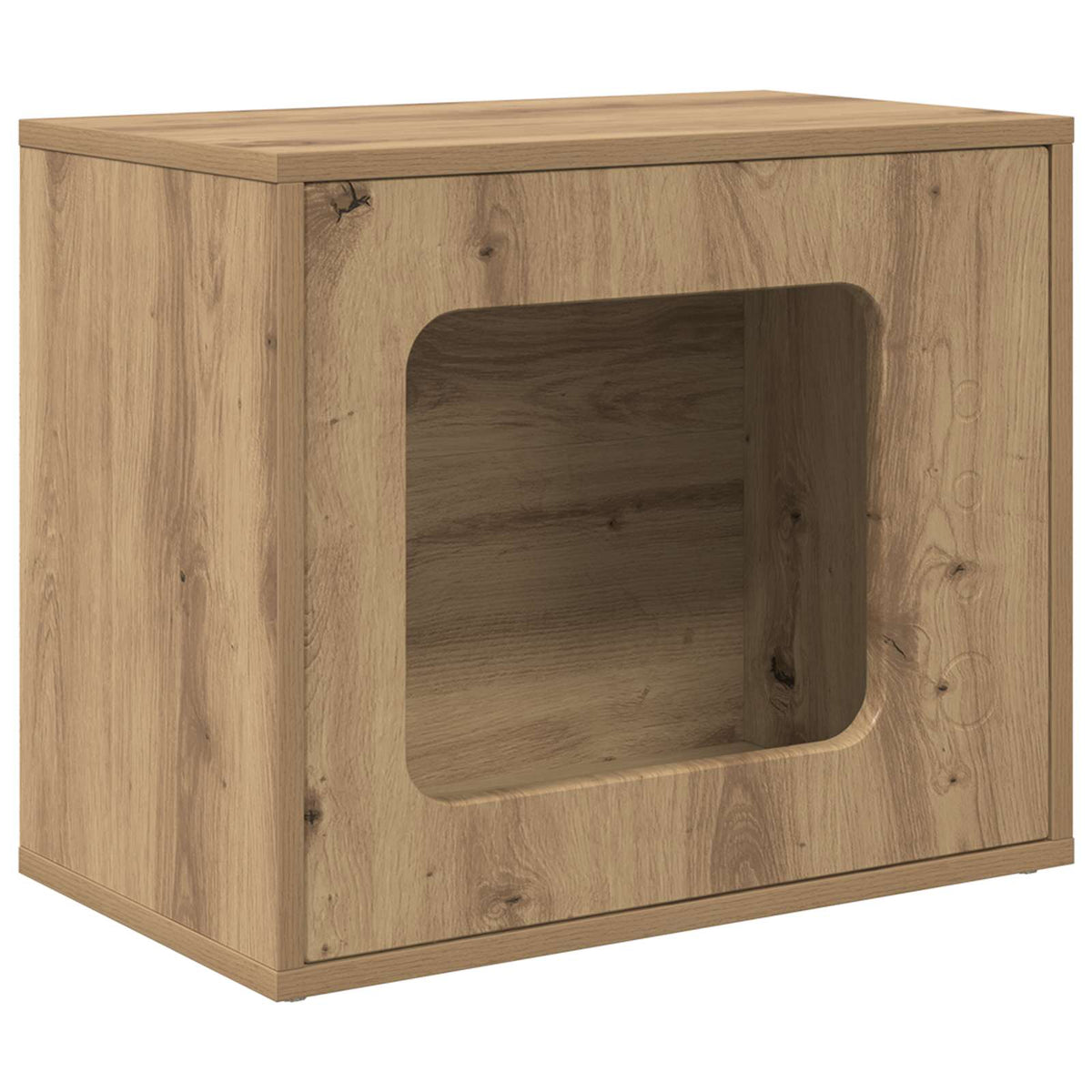 Kat Hus Artisan-eg 51 x 30 x 42,5 cm Konstrueret træ