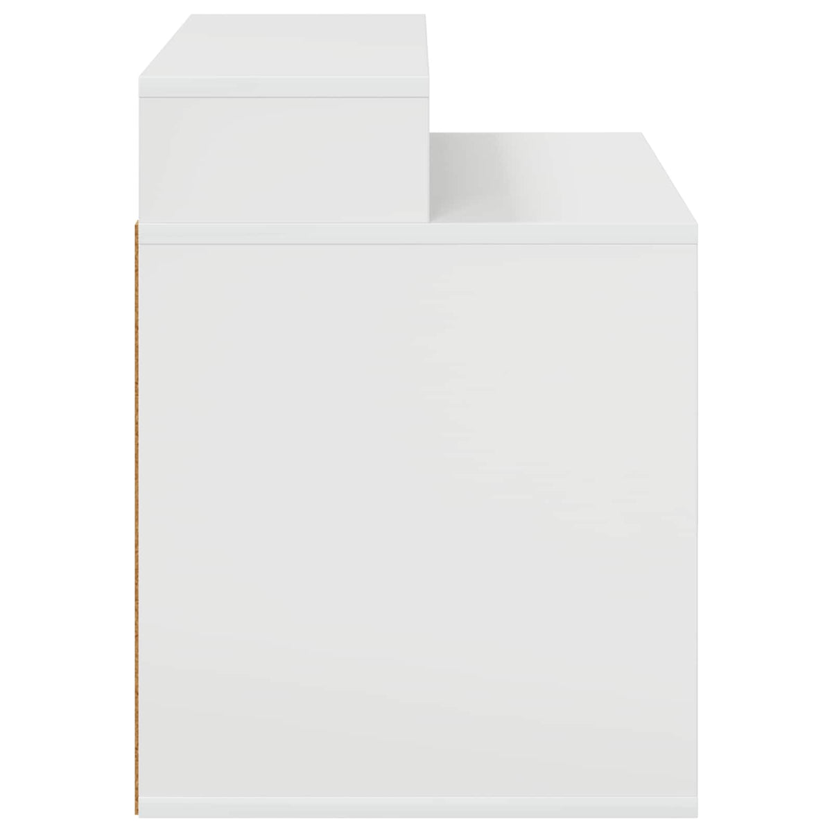 Kat Hus Gloss Hvid 42,5 x 40 x 53,5 cm Konstrueret træ