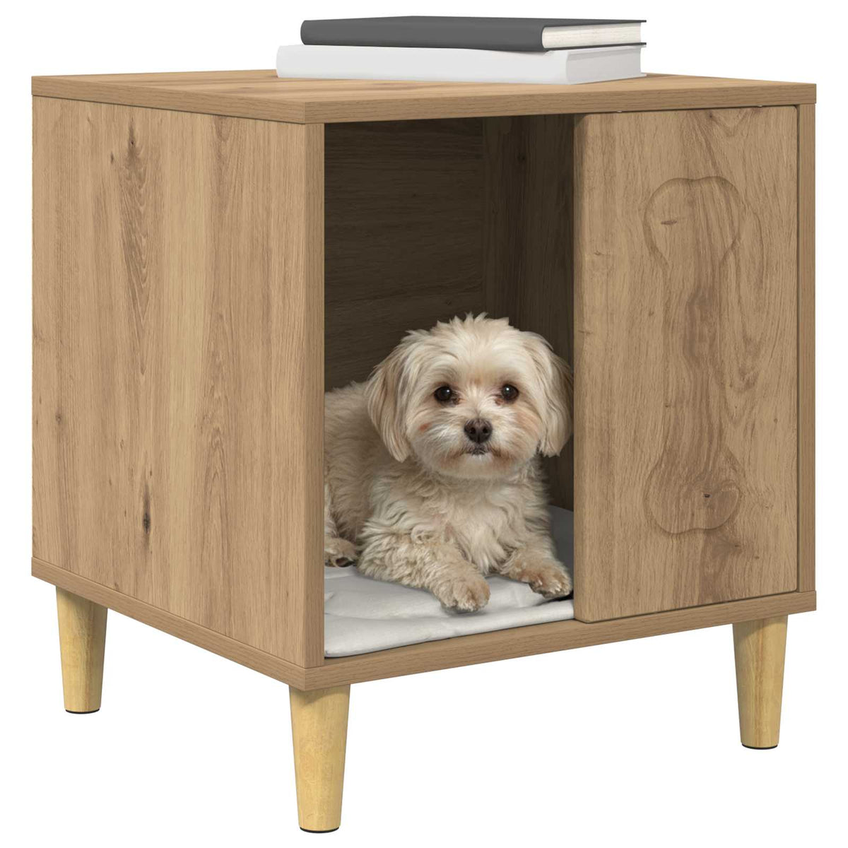 Hundehus Artisan-eg 44 x 42 x 49 cm Konstrueret træ