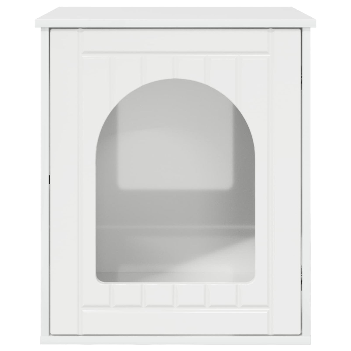 Kat Hus Gloss Hvid 53 x 52 x 62 cm Konstrueret træ