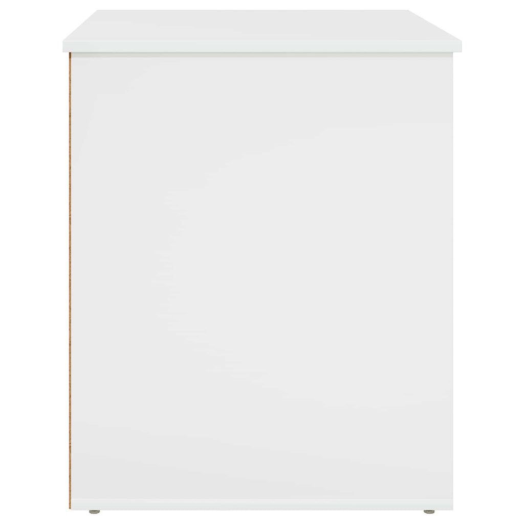 Kat Hus Gloss Hvid 53 x 52 x 62 cm Konstrueret træ
