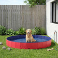 Hund Pool Ø300 x 38 cm Tykt PVC Rød