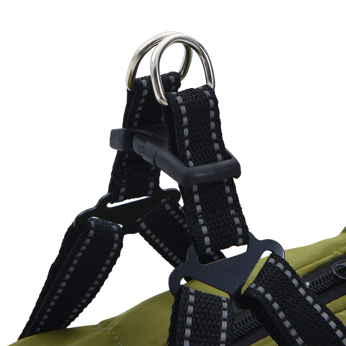 Hundejakke Army Grøn L24 Fleece og polyester