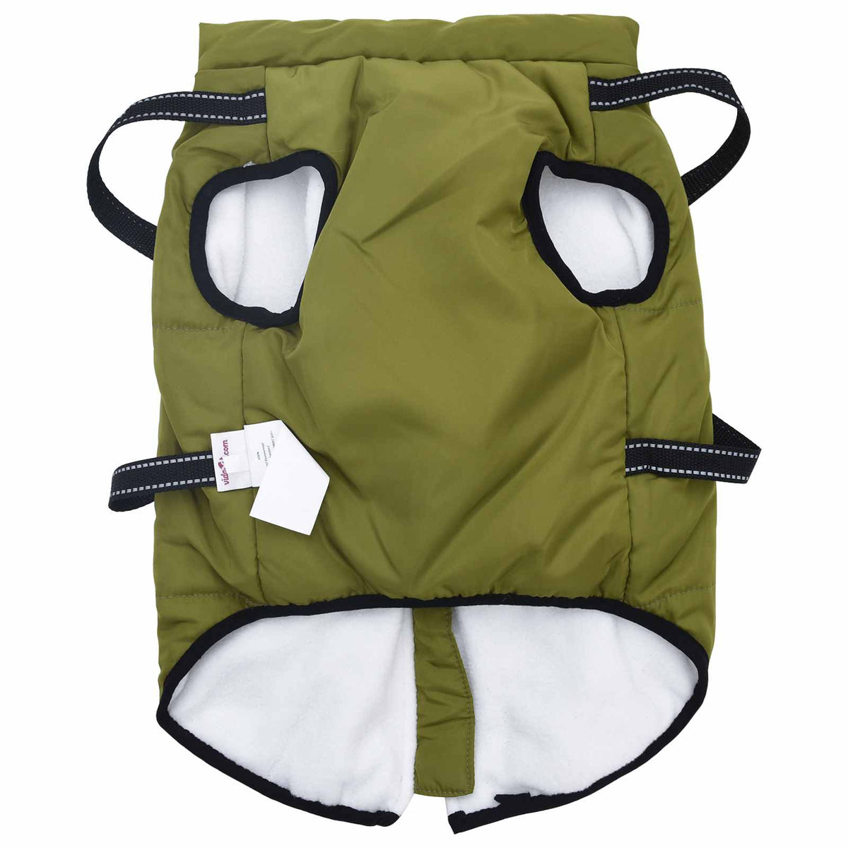 Hundejakke Army Grøn L48 Fleece og polyester