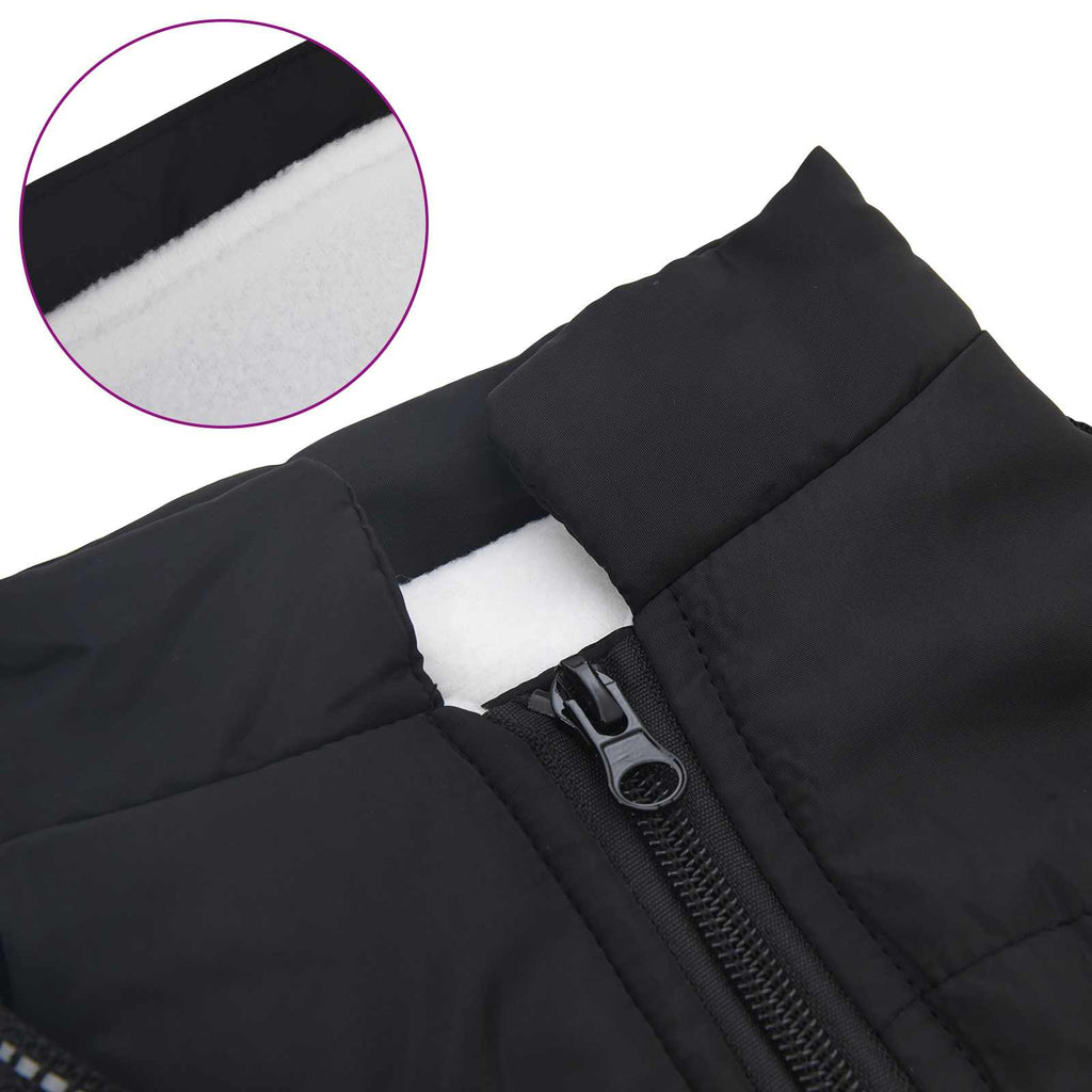 Hundejakke Sort L24 Fleece og polyester