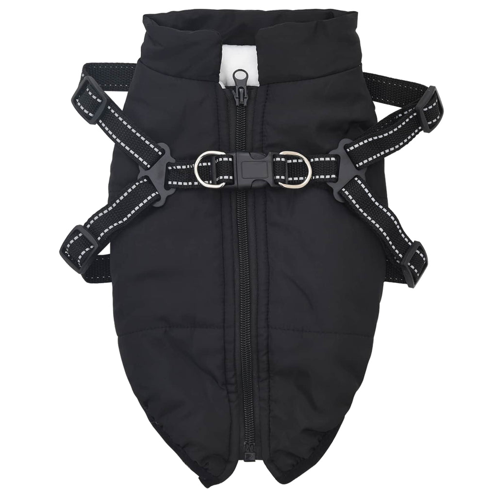 Hundejakke Sort L24 Fleece og polyester