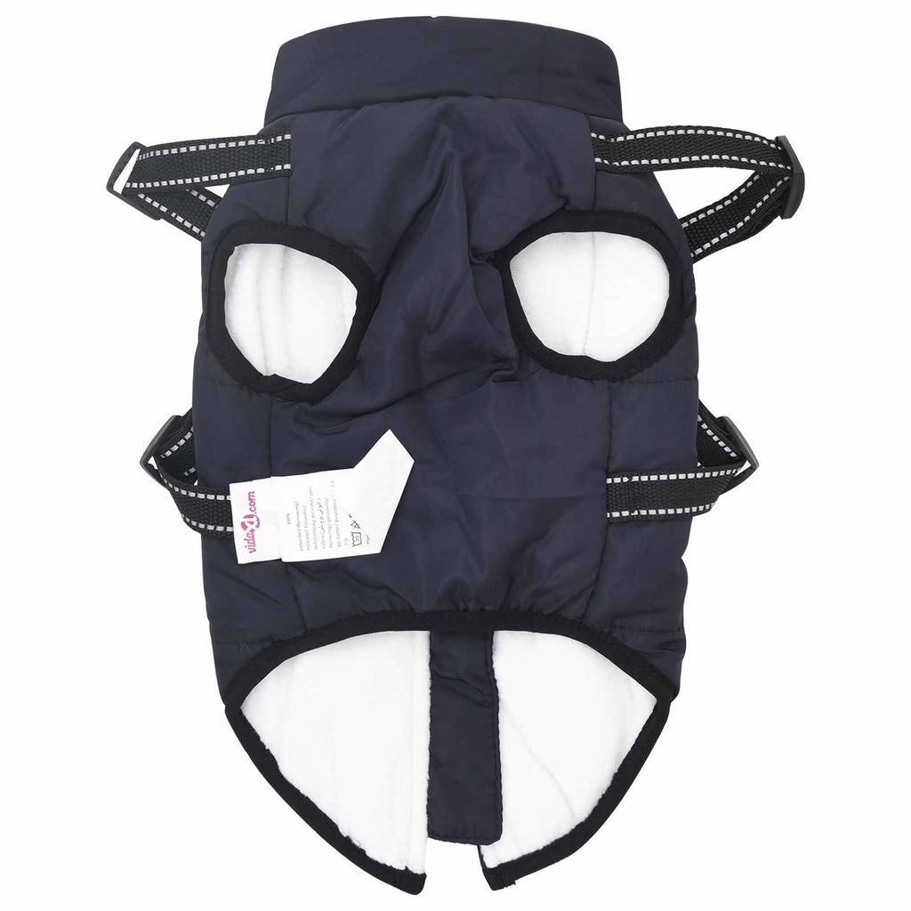 Hundejakke Mørkeblå L36 Fleece og polyester