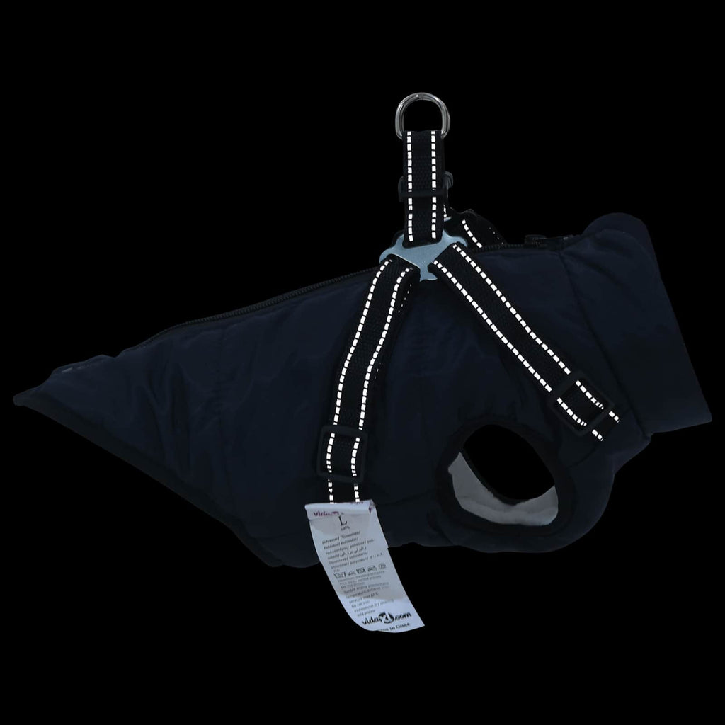 Hundejakke Mørkeblå L36 Fleece og polyester