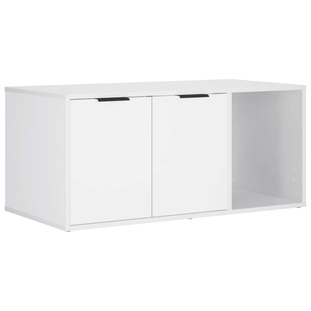 Kattebur møbel Hvid 100 x 49 x 45 cm Konstrueret træ
