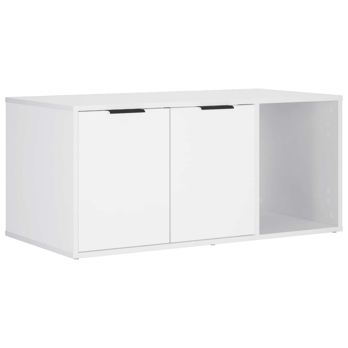 Kattebur møbel Hvid 100 x 49 x 45 cm Konstrueret træ