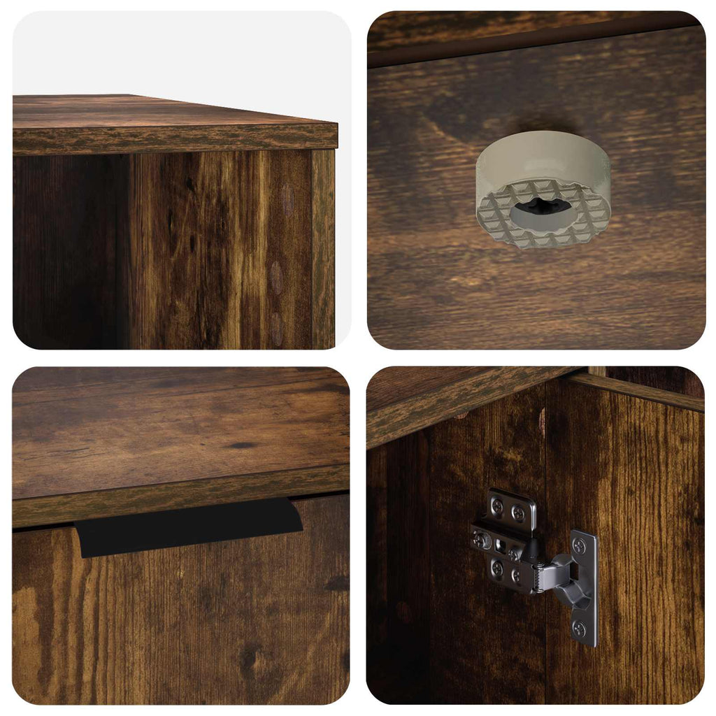 Kattebur møbel Røget eg 100 x 49 x 45 cm Konstrueret træ